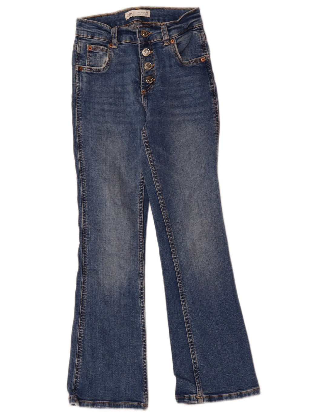 Zara Vaqueros Bootcut Niña 8-9 Años W22 L4 Azul