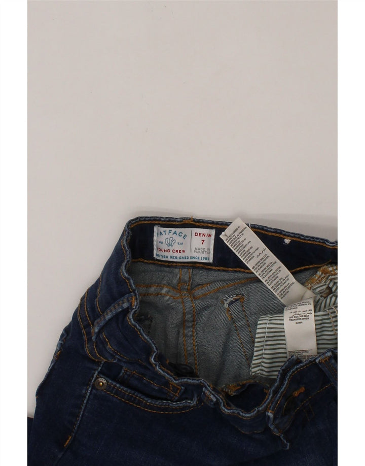 FAT FACE Boys Slim Jeans 6-7 Years W20 L20 Blue Cotton