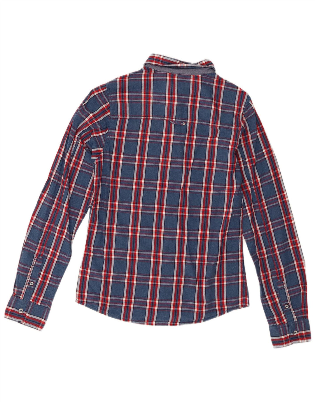 Timberland Camisa Niño 13-14 Años Small Azul Marino Cuadros Algodón