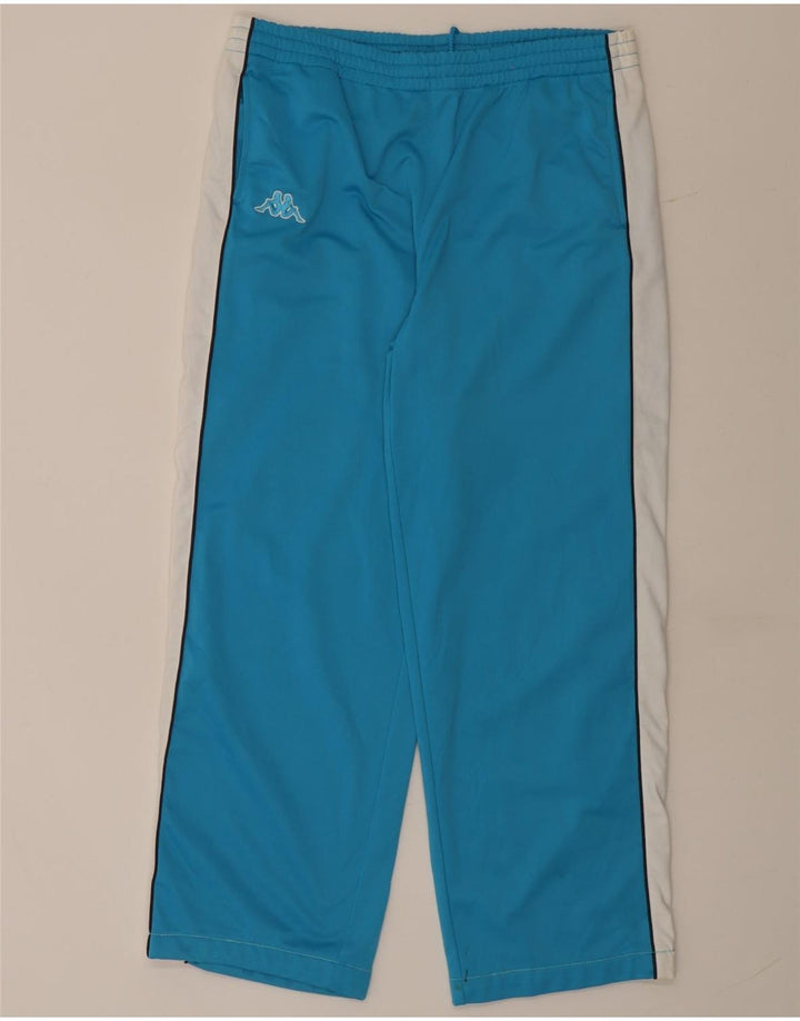 Kappa Hombre Pantalones De Chándal Grande Azul Colorblock Poliéster