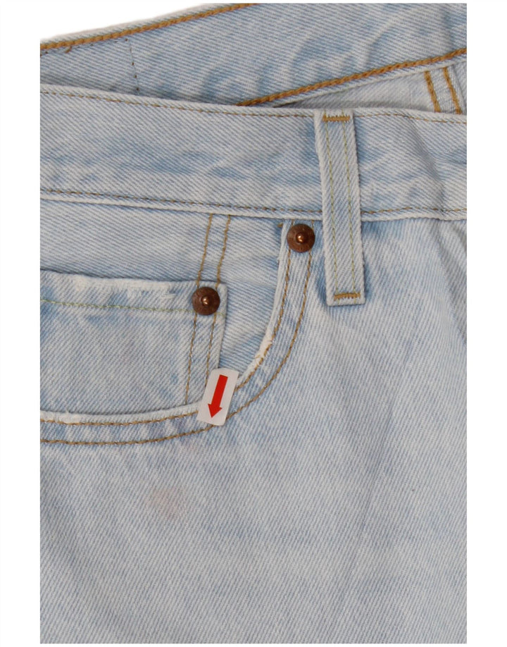 LEVI'S Womens 501 Straight Jeans W28 L25 Blue Cotton Classic