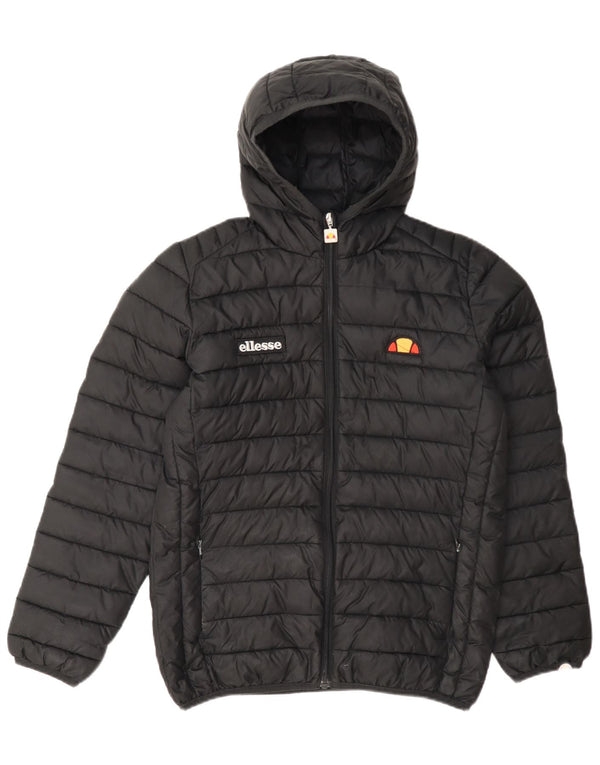 Ellesse Chaqueta acolchada con capucha para niño 12-13 años Negro Poliéster