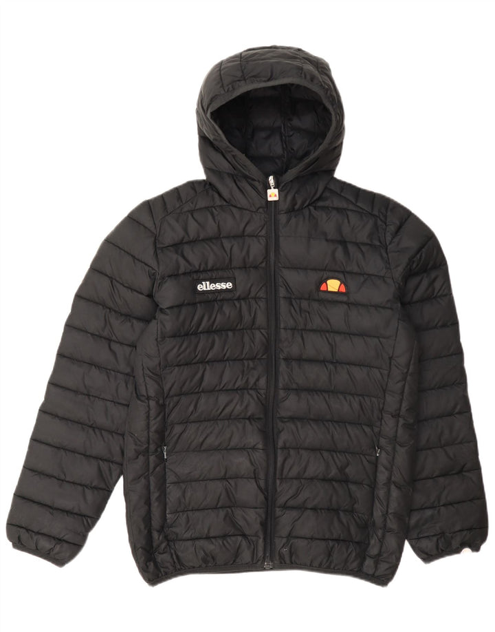 Ellesse Chaqueta acolchada con capucha para niño 12-13 años Negro Poliéster