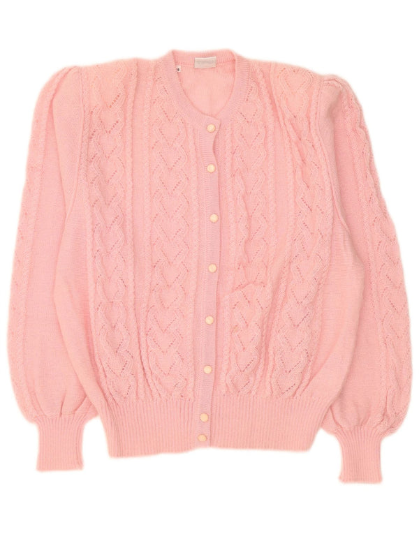 Luciana Cárdigan Mujer IT 46 Large Pink Mohair