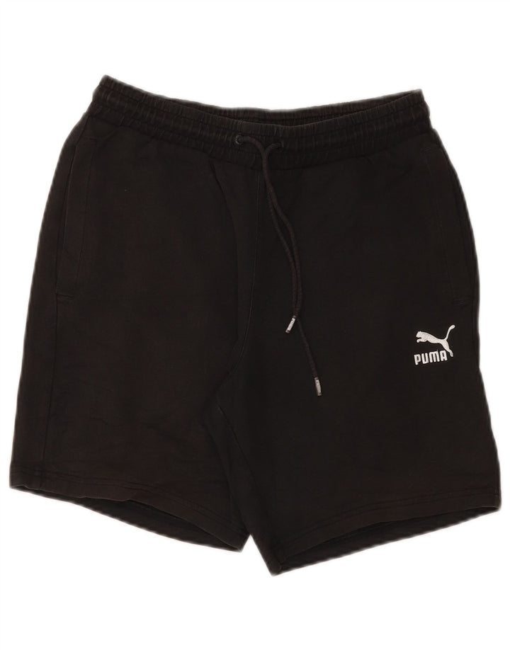 Puma - Pantalones cortos deportivos para hombre, talla pequeña, color negro