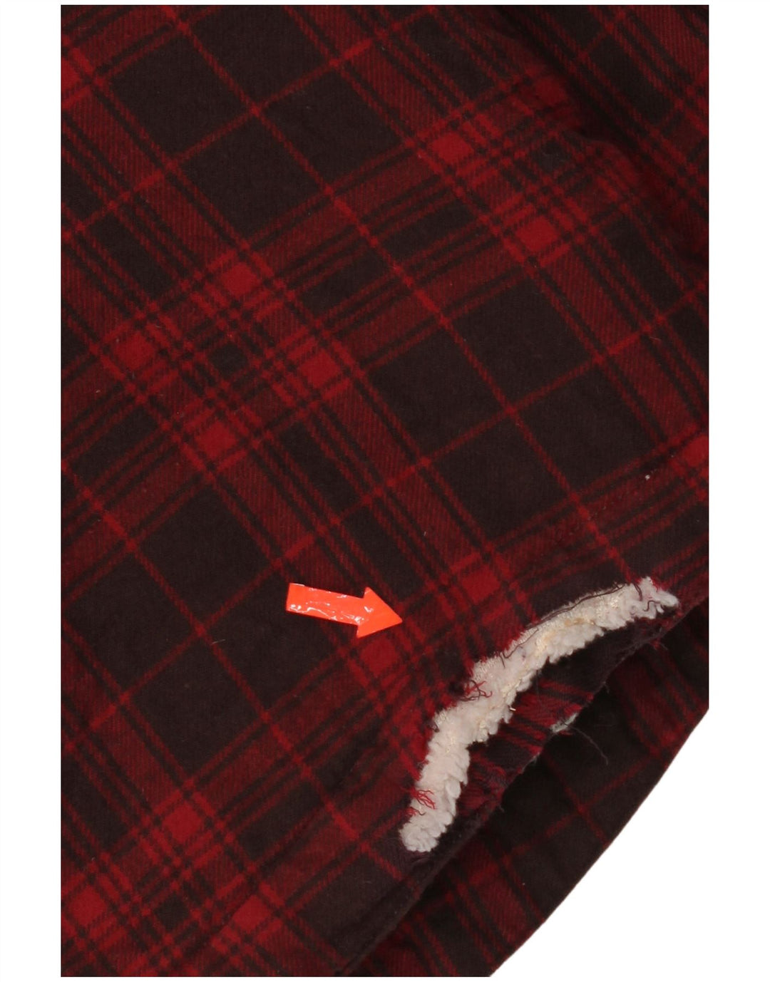 Mistral Camisa De Franela De Leñador Con Capucha De Algodón A Cuadros Rojos Medianos