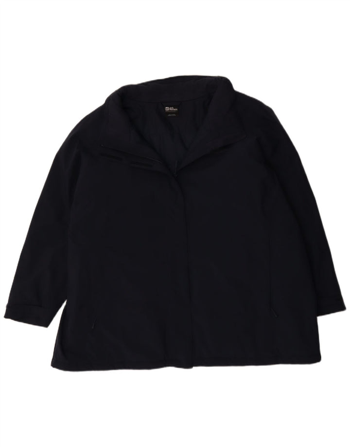 Jack Wolfskin Chaqueta acolchada para hombre UK 30 6XL Azul marino Poliéster