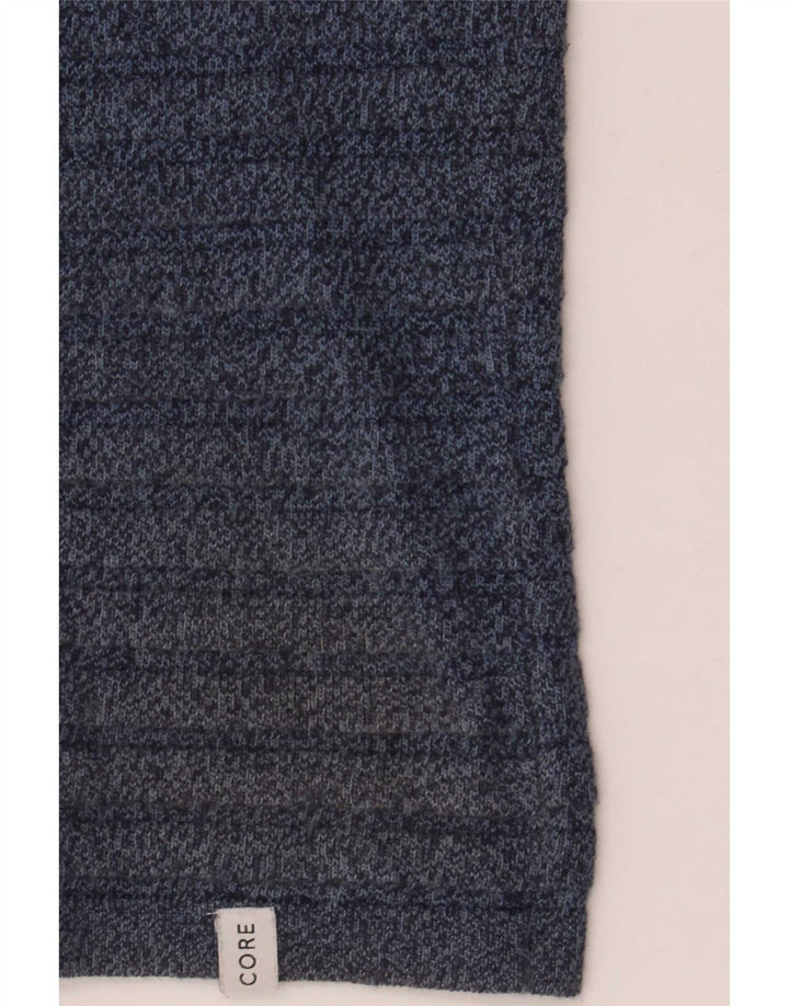 Jack & Jones Mens Cardigan Sweater Small Azul Marino Rayas