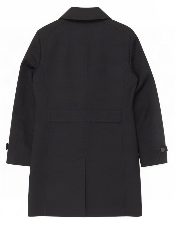 Zara Hombre Abrigo UK 38 Mediano Negro
