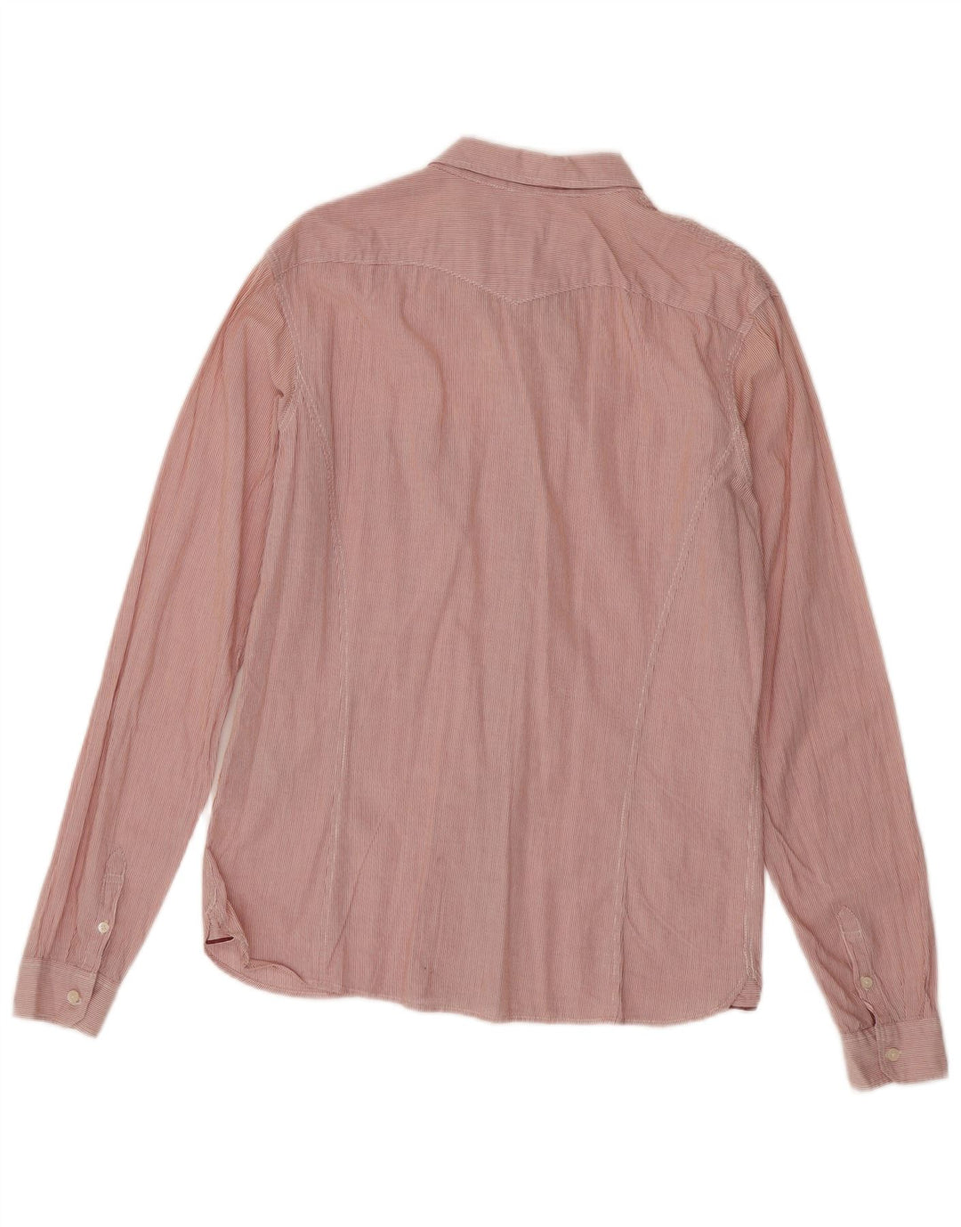 Levi's Camisa para mujer Reino Unido 46 Grande Algodón a rayas rojas
