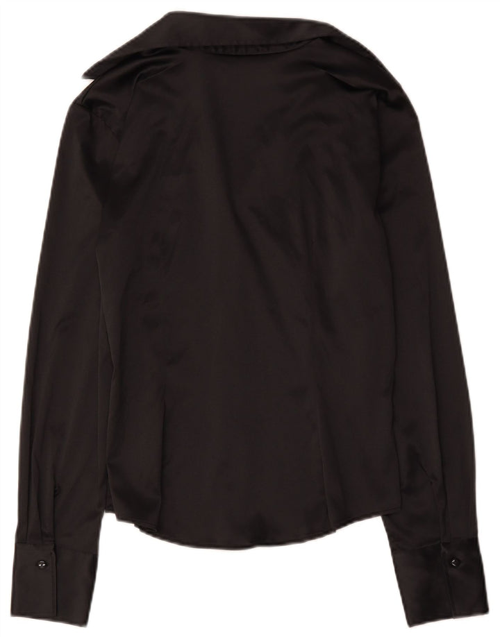 Naracamicee Blusa para mujer UK 40 Mediana Poliéster negro