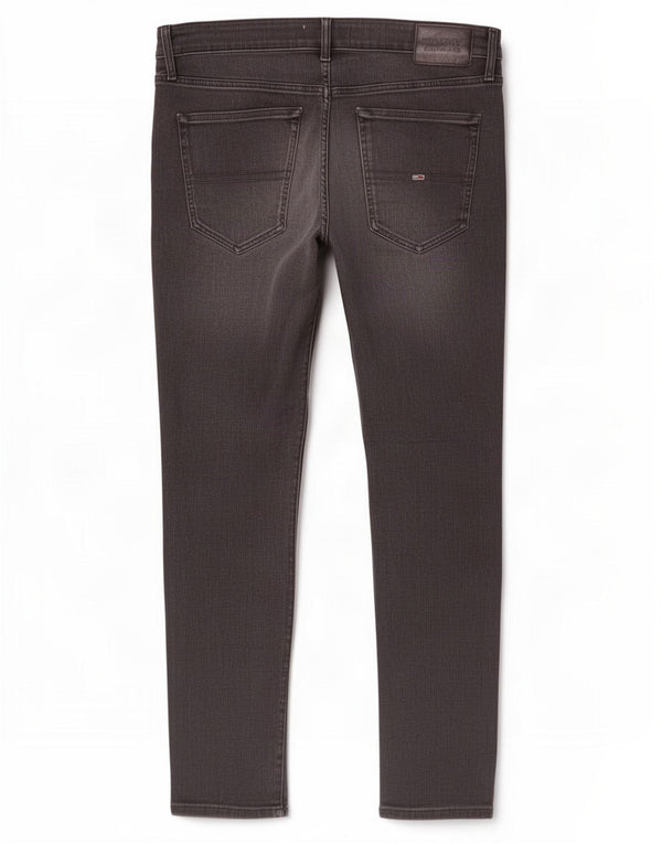 Tommy Hilfiger Vaqueros ajustados desgastados para hombre W36 L32 Algodón gris