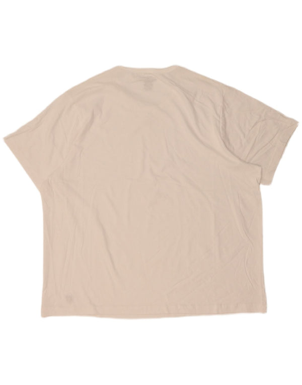 Lyle & Scott Camiseta Hombre Top 4XL Blanco Algodón