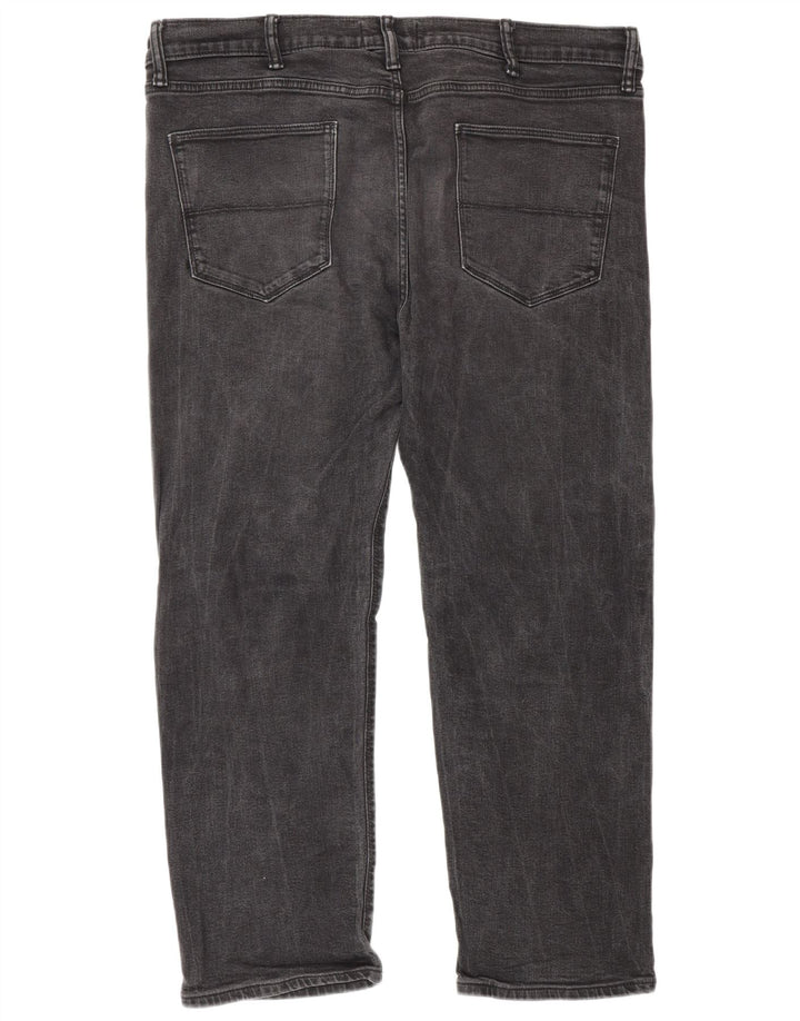 Marks & Spencer Vaqueros rectos para hombre W40 L29 Algodón gris