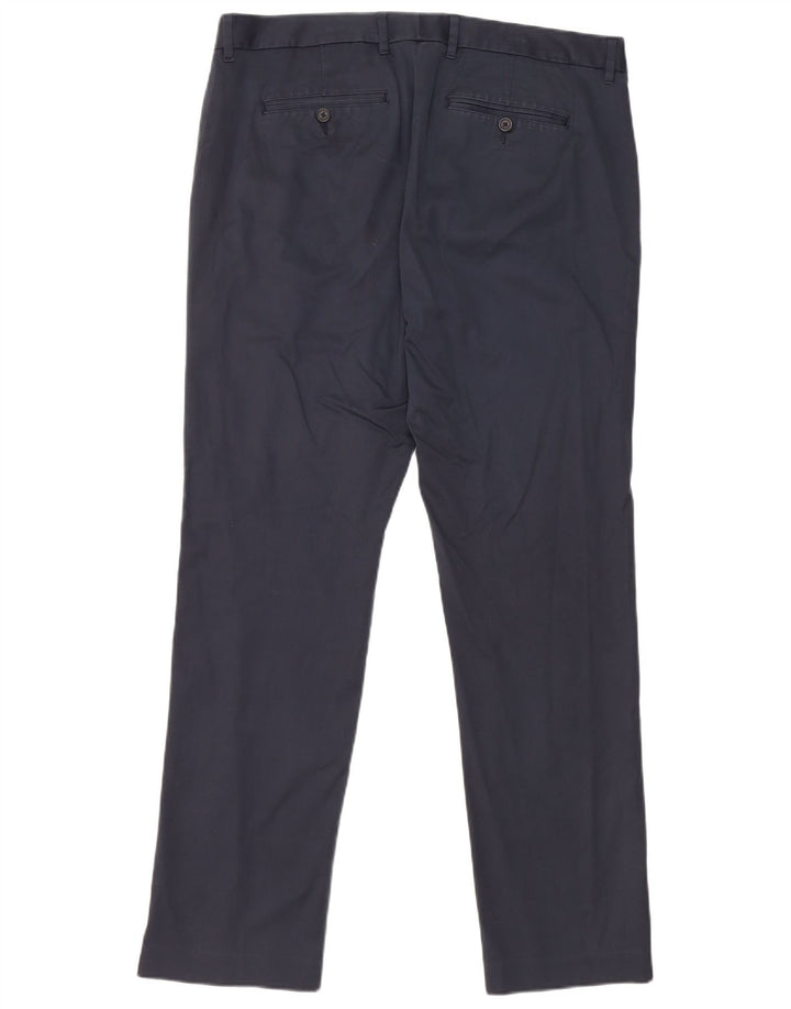 BONOBOS Pantalones chinos rectos Monday para hombre W35 L32 Algodón azul marino
