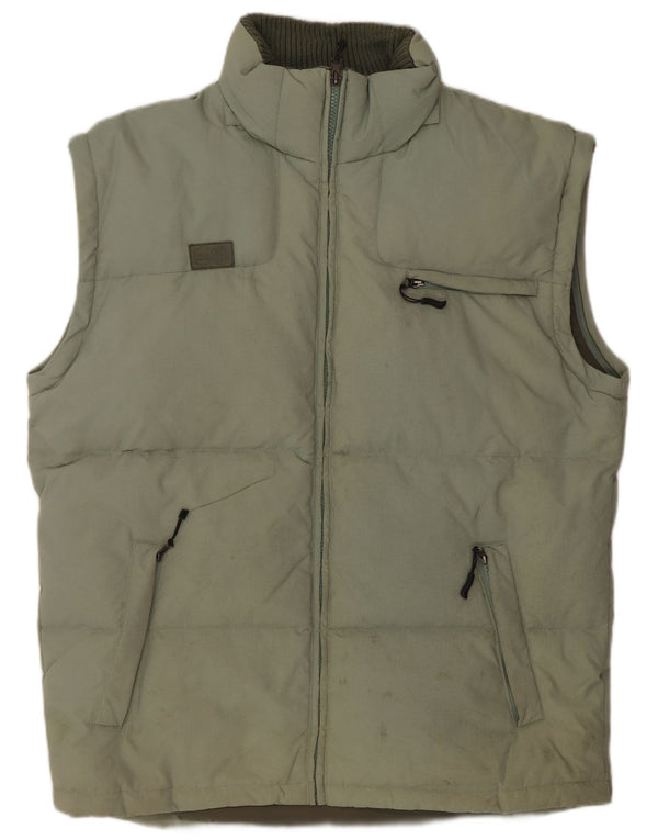 Fila Mens Padded Gilet UK 40 Large Green Polyamide
