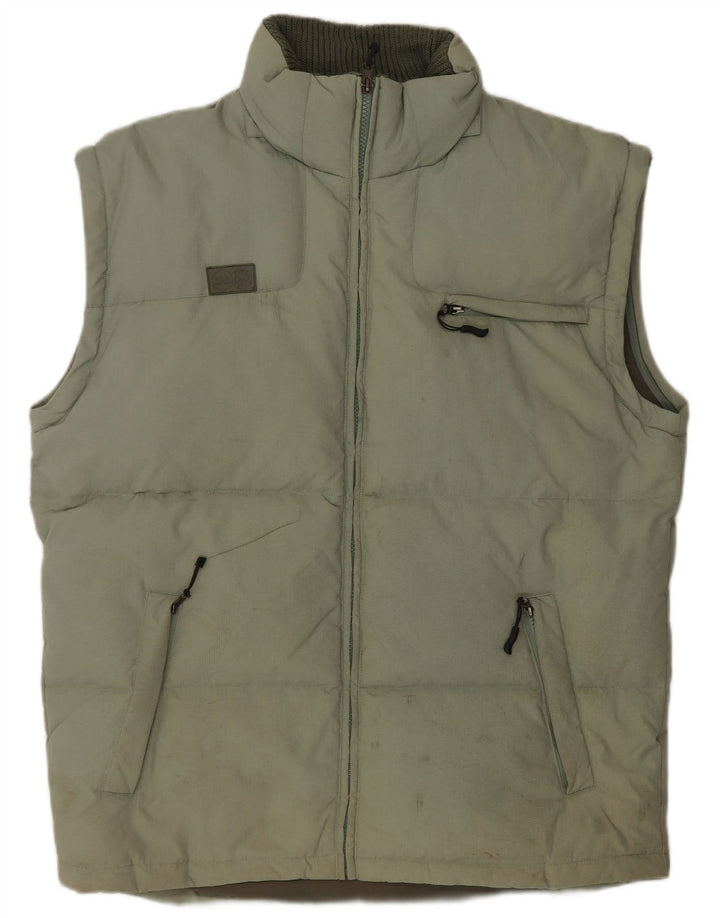 Fila Chaleco acolchado para hombre UK 40 Large Poliamida verde