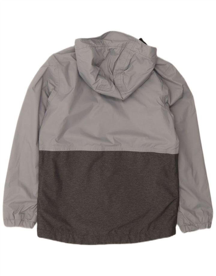 THE NORTH FACE Boys Windbreaker Jacket 11-12 Years Large Grey Colourblock