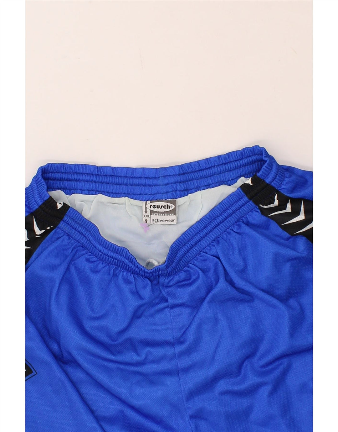 REUSCH Mens Sport Shorts 2XL Blue Polyester Vintage Reusch and Second-Hand Reusch from Messina Hembry 
