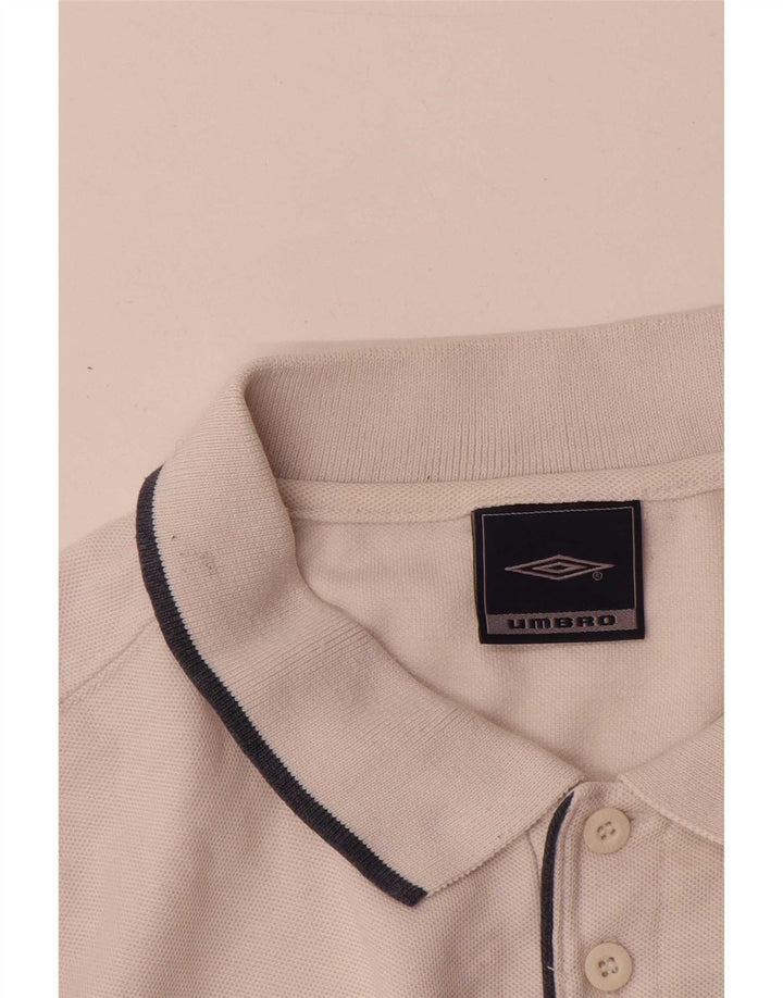 Polo Umbro Hombre XL Blanco