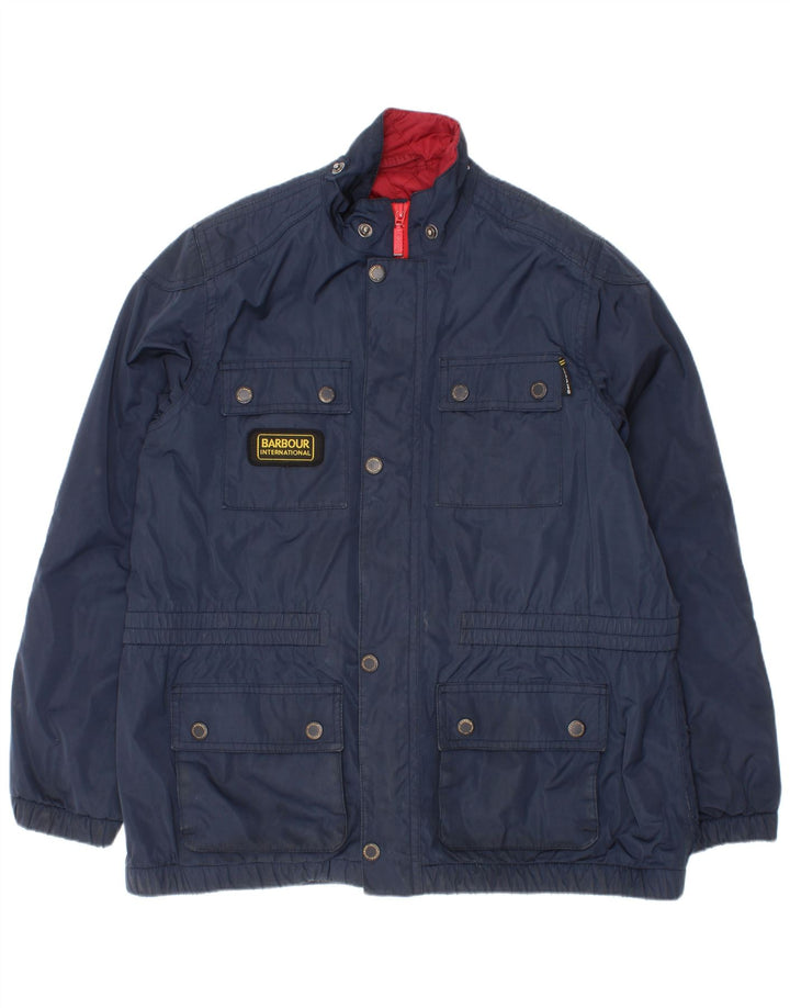 Barbour Chaqueta utilitaria para niños 10-11 años Grande Poliamida azul