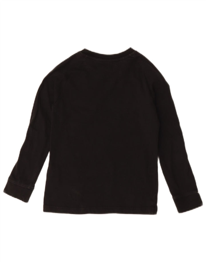 Adidas Camiseta Niño Manga Larga 7-8 Años Negro Algodón