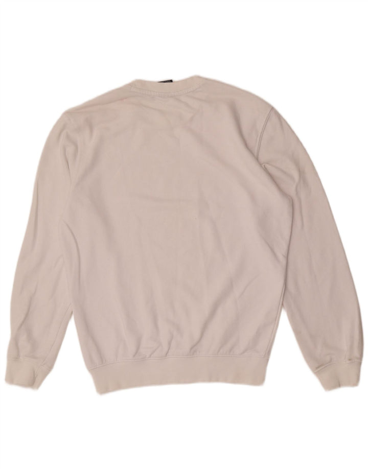 Champion Sudadera Jumper Small Blanco Algodón Hombre