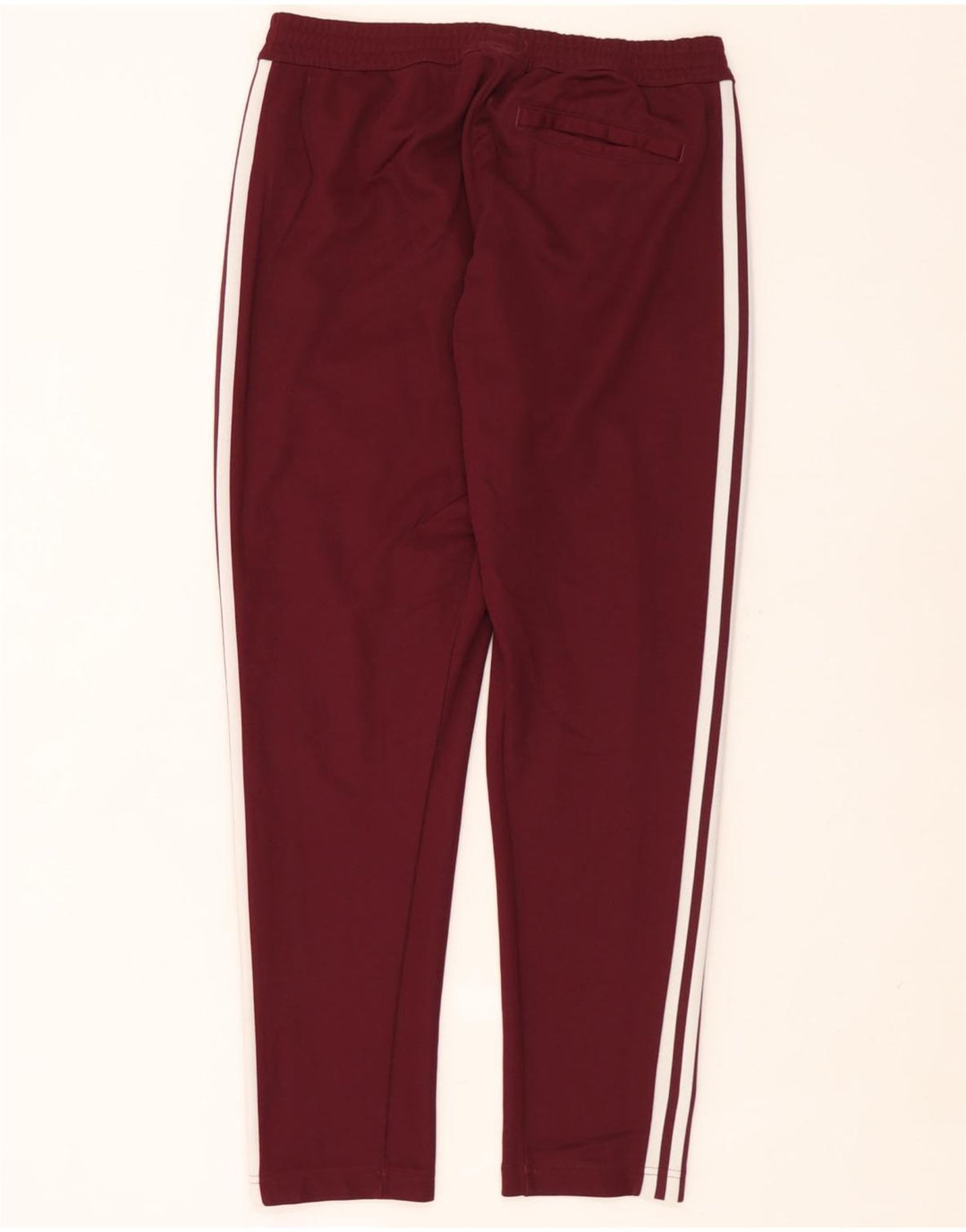 Pantalón De Chándal Adidas Hombre Algodón Burdeos Medio