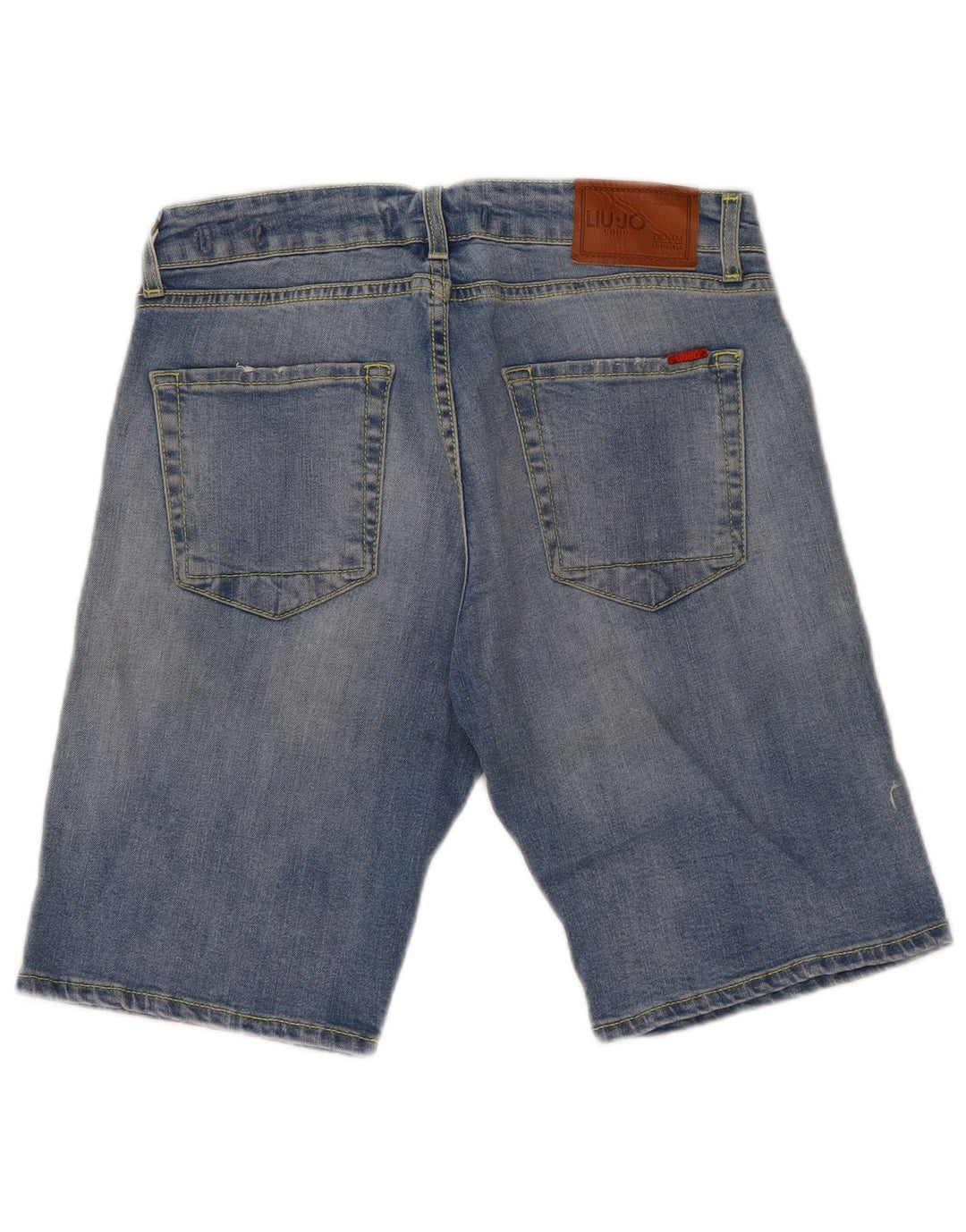 Pantalones cortos de mezclilla ajustados regulares para hombre Liu Jo W32 Algodón azul medio