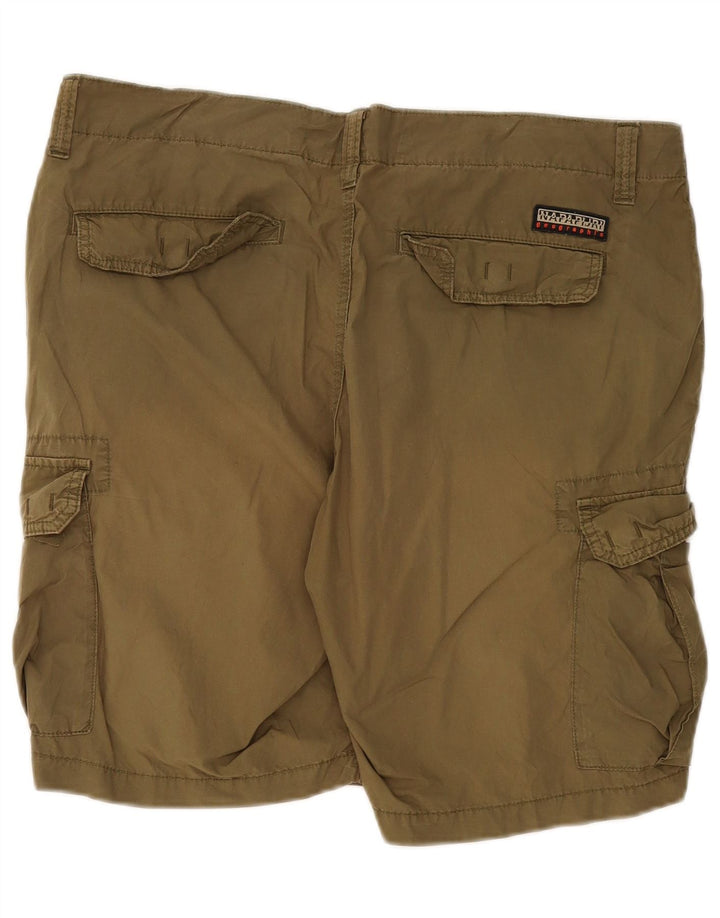 Napapijri Shorts cargo para hombre W36 Large Algodón caqui