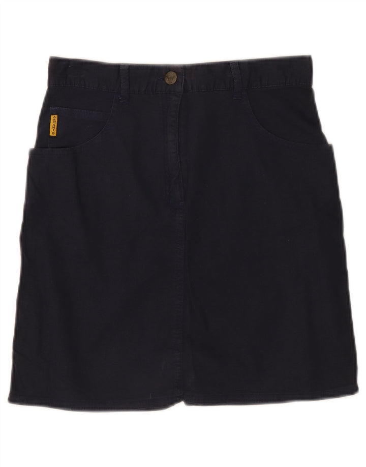 GIORGIO ARMANI Falda Lápiz Niña 11-12 Años W26 Azul Marino Algodón