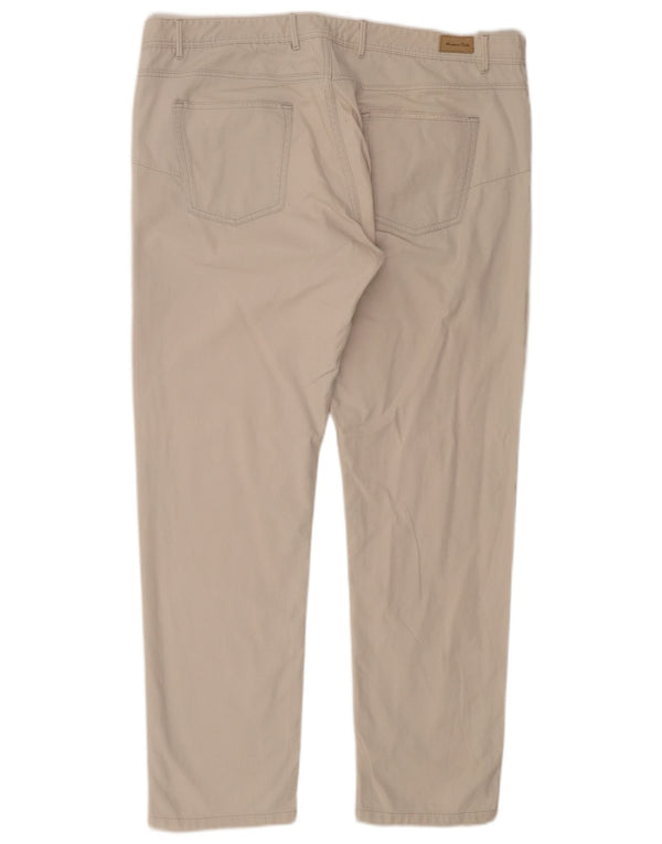 Massimo Dutti Pantalón Casual Slim Fit Hombre EU 50 2XL W40 L31 Beige