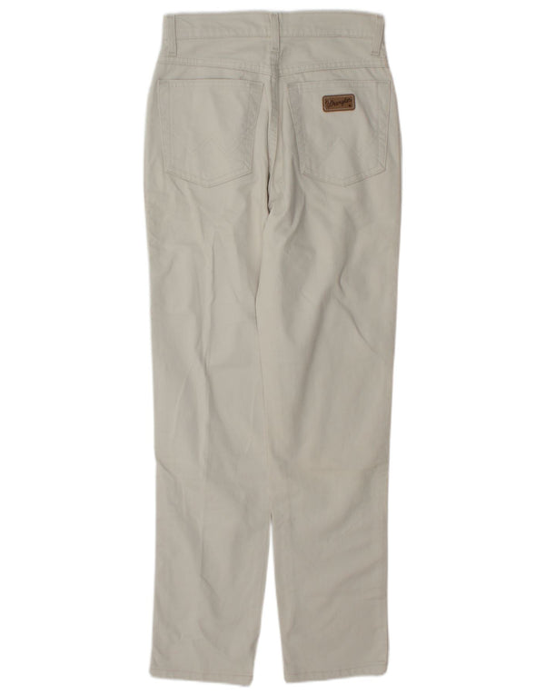 Vaqueros Wrangler Mujer Paula Tapered W28 L30 Algodón Blanco