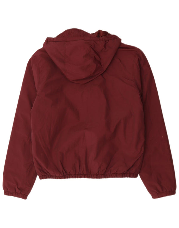 Lyle & Scott Chaqueta bomber con capucha para niños 14-15 años Algodón burdeos