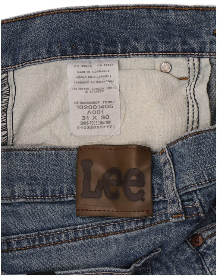 Vaqueros ajustados para hombre Lee W31 L30 Algodón azul