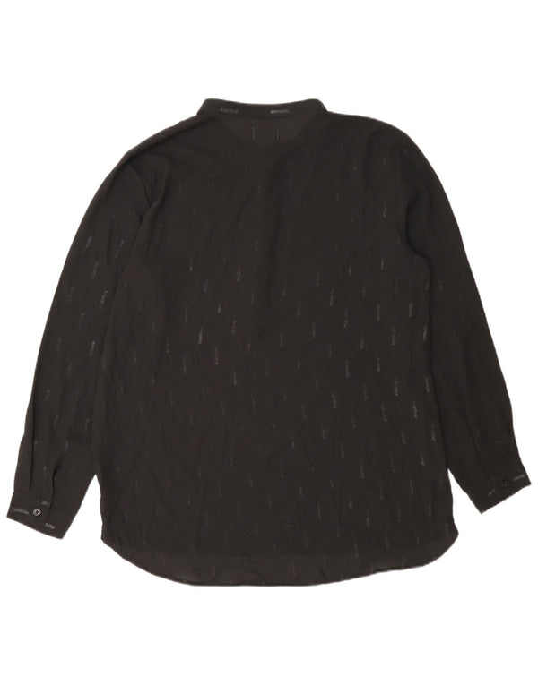 Dack's Blusa de manga larga para mujer UK 46 Large Black Stripes
