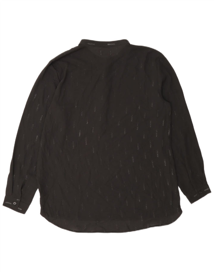 Dack's Blusa de manga larga para mujer UK 46 Large Black Stripes