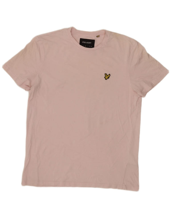 LYLE & SCOTT Camiseta para hombre Top Medium Pink Cotton