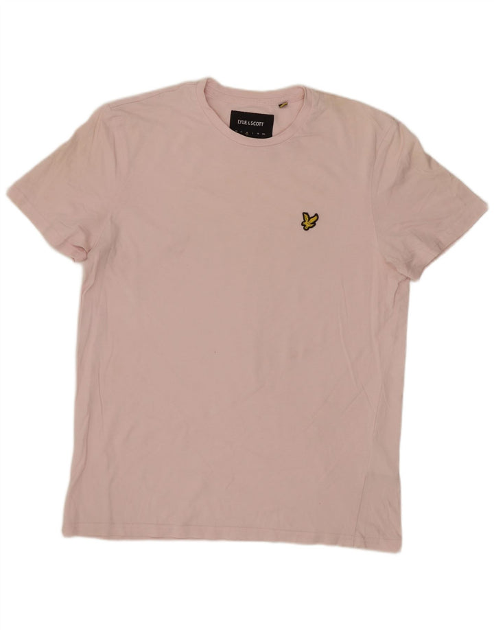 LYLE & SCOTT Camiseta para hombre Top Medium Pink Cotton