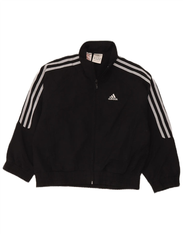 Adidas Chaqueta de chándal para niño 8-9 años Negro Poliéster