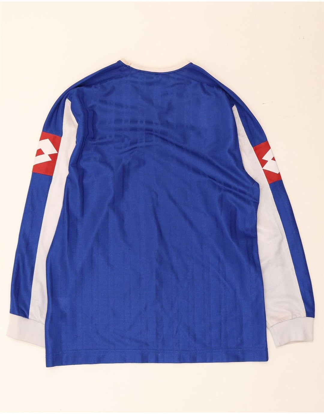 Lotto Hombre Top Gráfico Manga Larga Poliéster Color Block Azul Marino Medio