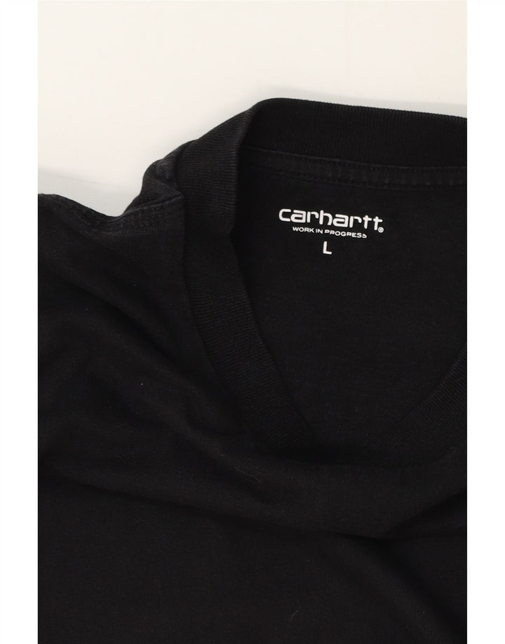 Carhartt - Camiseta para hombre, talla grande, color negro