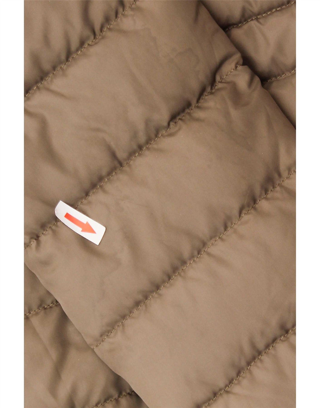 Tommy Hilfiger Abrigo acolchado con capucha para mujer UK 44 Poliéster beige medio
