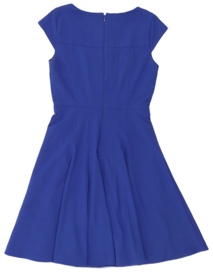 Calvin Klein Vestido A-Line para Mujer US 6 Azul Medio