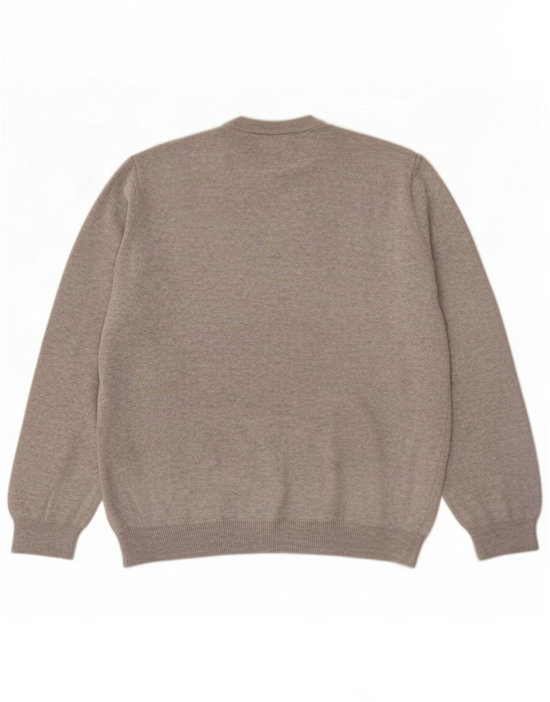 Marks & Spencer Jersey con cuello en V para hombre de algodón moteado gris grande