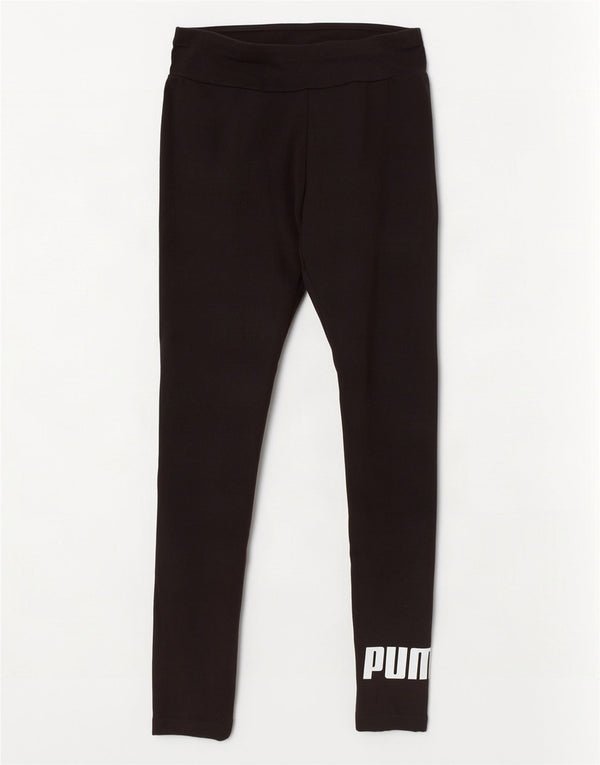 Puma Leggings gráficos para mujer UK 10 Small Black Cotton