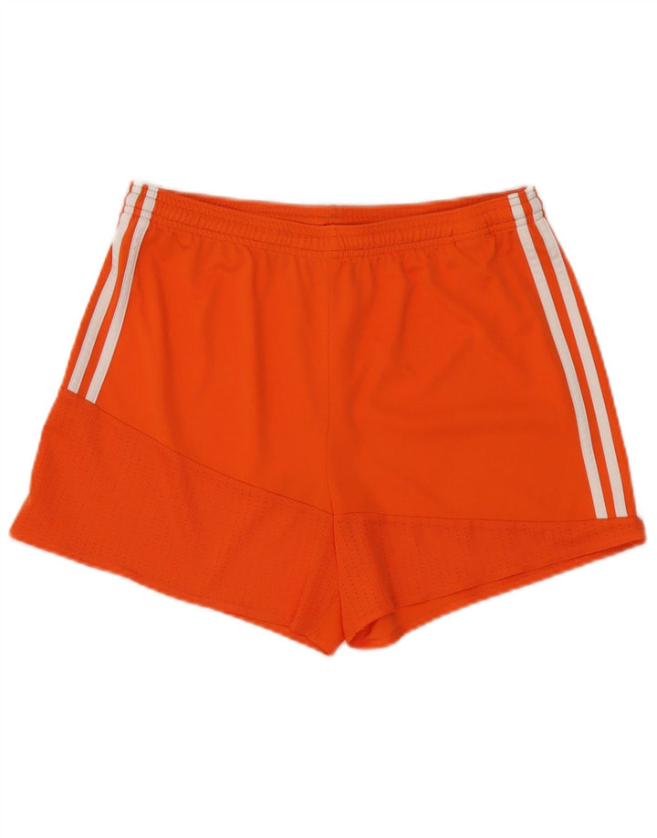Adidas Mujer Climacool Sport Shorts UK 12/14 Medio Naranja Poliéster