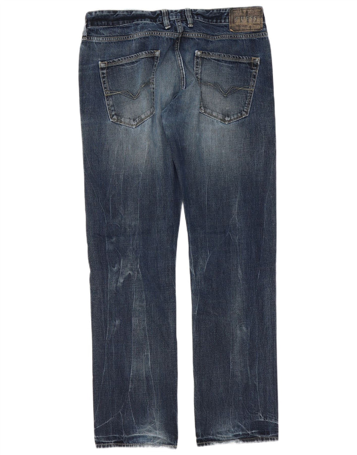 Guess Vaqueros Rectos Hombre W34 L34 Algodón Azul