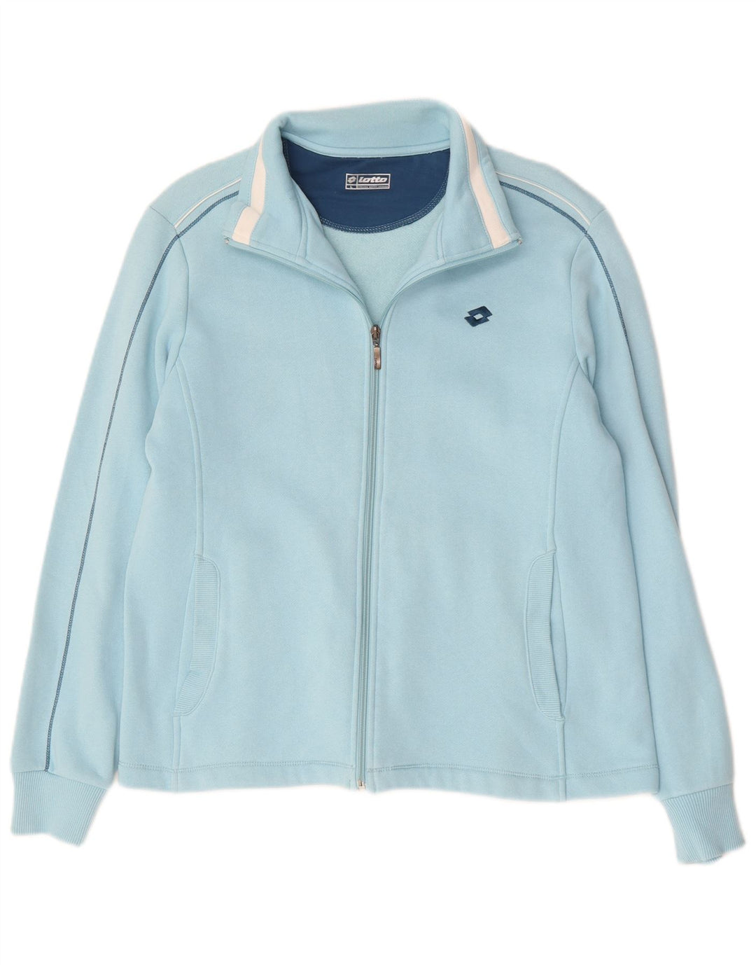 Lotto Chaqueta de Chándal para Mujer UK 46 Grande Algodón Azul