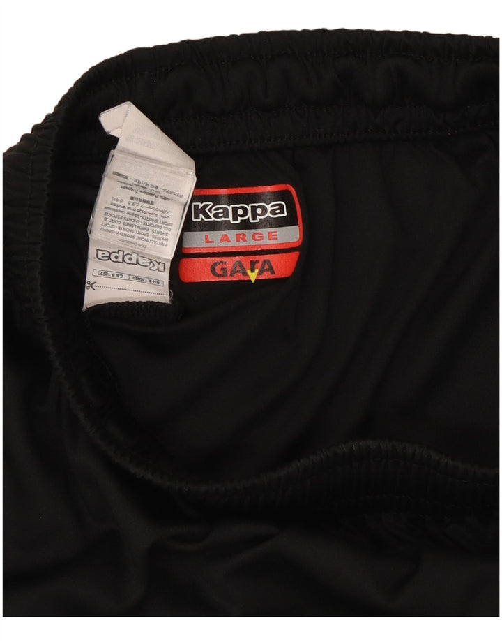 Kappa Boys Gara Graphic Shorts deportivos 11-12 años Grande Poliéster negro